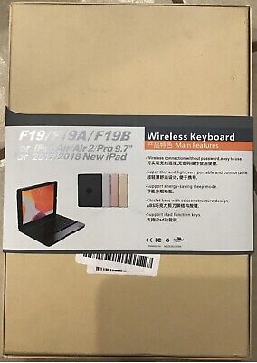 Wireless Keyboard F19/F19B for iPad Air/Air 2/Pro 9.7 2017 Wireless Keyboard F19/F19B for iPad Air/Air 2/Pro 9.7 2017