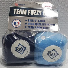 Tampa Bay Rays 3" Fuzzy Dice - MLB