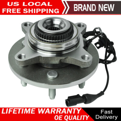4WD Front Wheel bearing & Hub Assembly for 2004-2008 Ford F-150 Lincoln Mark LT