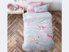 100 Cotton Duvet Cover Set, Horse Themed Single Bed Duvet, Pegasus