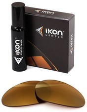 Polarized IKON Iridium Replacement Lenses For Oakley Minute 1.0 24K Gold Mirror