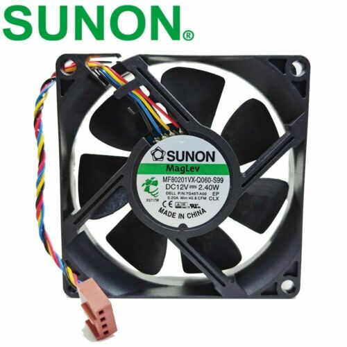 Sunon MF80201VX-Q060-S99 8020 12V 2.63W 40.8CFM 0.219A cooling fan - Picture 1 of 1