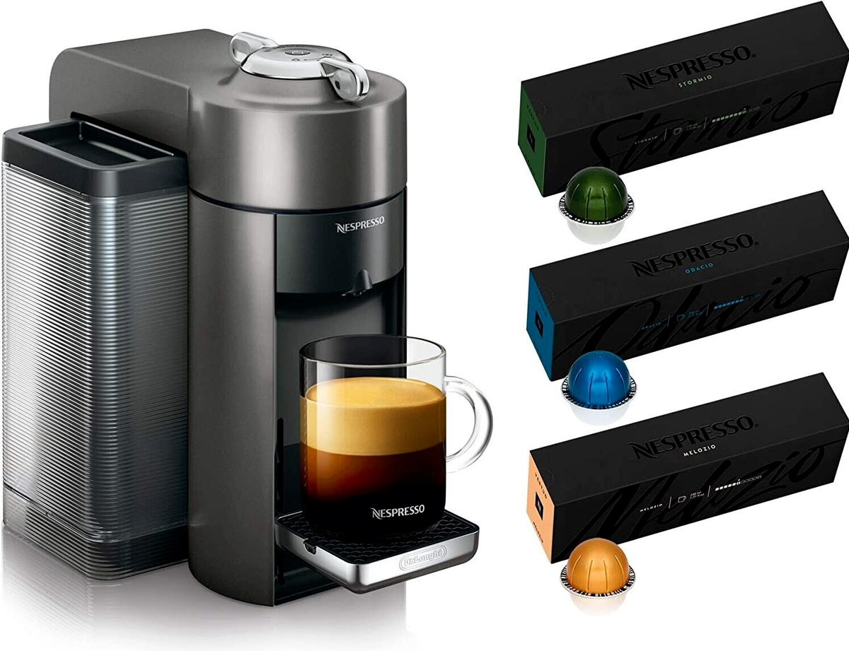 DeLonghi ENV135GY Nespresso Vertuo Coffee and Espresso Maker for