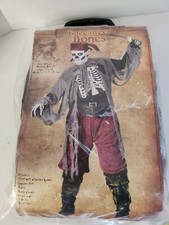 Buccaneer Bones Child Costume Small New