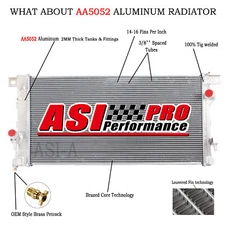 3 Row Aluminum Radiator For 15-17 Ford F150 2.7L 18-20 F150 3.5L 17-20 F150 5.0L