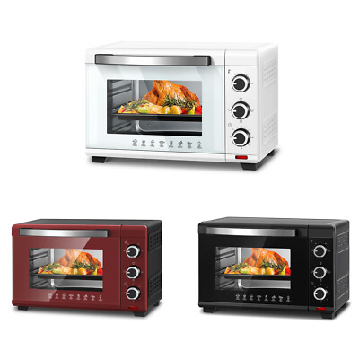28L Mini Stand Backofen Miniofen Minibackofen Pizzaofen 1600W mit Timer