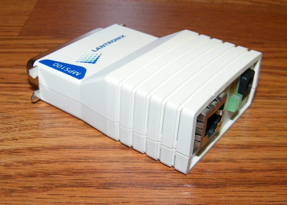 Choice of: Lantronix (MPS100) 10/100 Ethernet Micro Parallel Port Print Server - Image 4 of 4