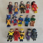 15pcs Marvel Minimates Spiderman Wolverine Captain America Beast & DC Batman