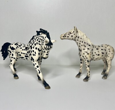 Schleich Knabstrupper Horse Mares Retired 2006 2014 Toy Figure RARE