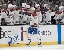 Signed Michael Pezzetta Montreal Canadiens Autographed 8x10 Photo #3 Original