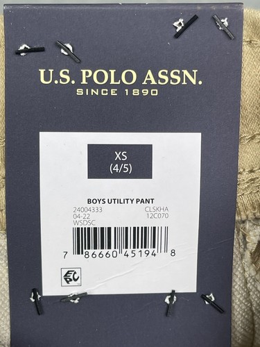 U.S. Polo Assn Kids Pants XS 4/5 Blue beige - Picture 3 of 24