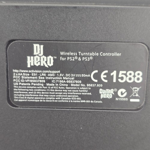 DJ Hero Turntable Wireless Controller for PlayStation 2 or 3 (PS2 & PS3) - Picture 19 of 23