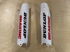 2004-2017 Honda Fork Guards with Graphics Installed CR125R 250R CRF250R CRF450R