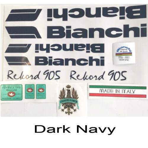 Bicicleta Vintage Bianchi Calcomanías