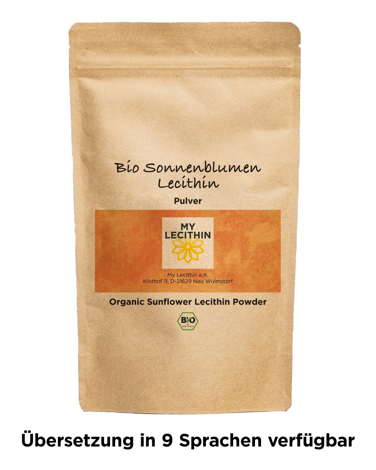 Bio Sonnenblumen-Lecithin | Reinlecithin | hohe Bioverfügbarkeit | Qualität aus
