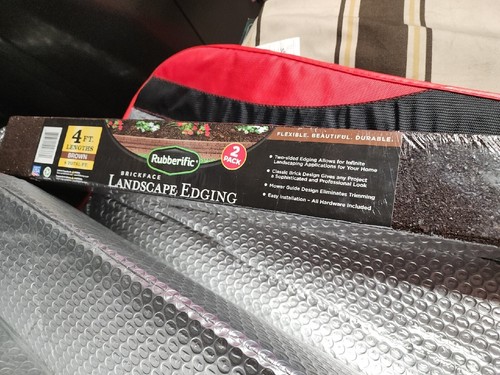 Rubberific 4-ft 8 Total ft Brown Rubber Landscape Edging Section (2-Pack) - Picture 2 of 5
