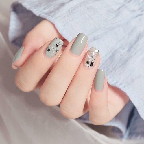 Two-color Gel Nail Polish for Manicure Shiny Glitter Semi Permanent Fast Dry - Picture 4 of 38