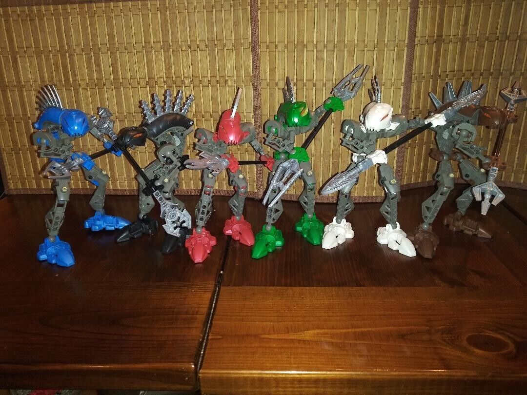 LEGO Bionicle Rahkshi set of 6 Guurahk Vorahk Turahk Lerahk Kurahk Panrahk 