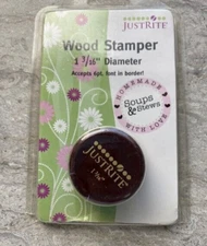 JustRite Wood Stamper Various You Choose