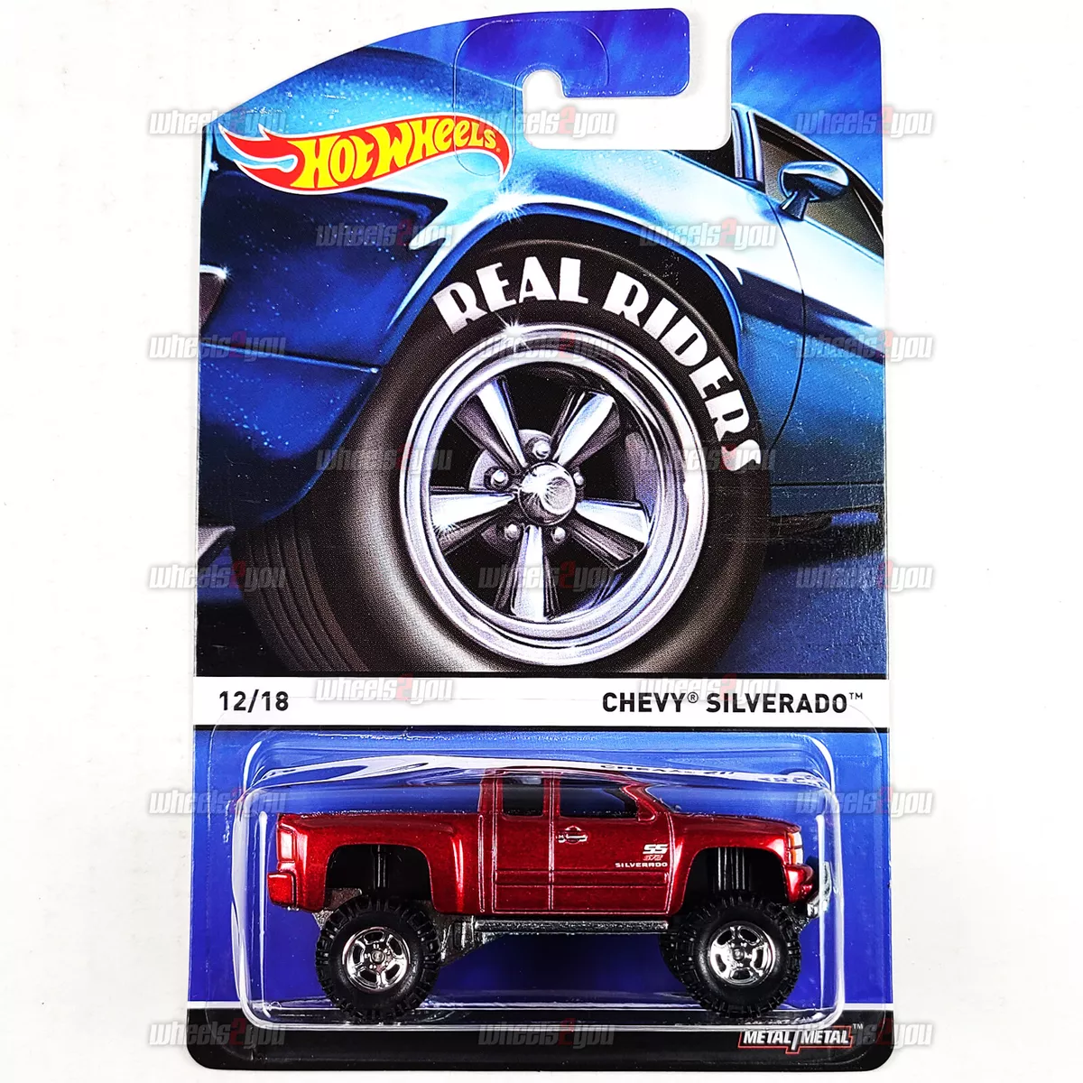 Hot wheels chevy silverado real riders sales