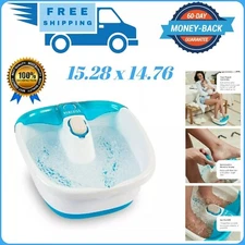X Large Feet, Foot Spa Bath Massager Heat Soaker Massage Bubble Roller Deep Soak