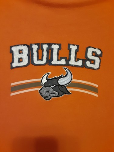 Adult Chicago Bulls TShirt Sz M VTg Orange White Short Sleeve Cotton - Picture 8 of 10