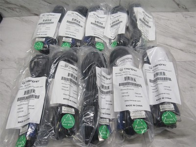 Lot of 10 NEW TRENDnet TK-CU10 USB KVM cable for TK-803R/TK1603R Cable 10ft!
