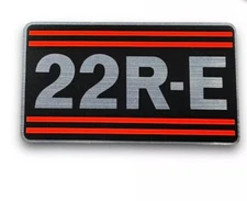 82 - 85 TOYOTA CELICA 22R-E ENGINE VALVE COVER STICKER DECAL OEM NEW