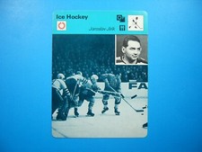 1977 1977/79 SPORTSCASTER HOCKEY PHOTO JAROSLAV JIRIK TEAM CZECHOSLOVAKIA SHARP