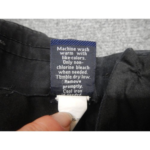 Croft & Barrow Dress Pants Men's 38x30 Navy Blue Pants Cotton Blend Trousers - Picture 5 of 12