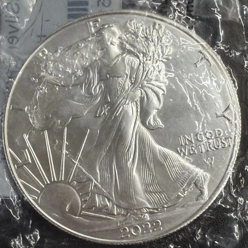 2022 ASE American Silver Eagle $1 Dollar 1oz .999 BU Brilliant Uncirculated