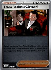 Team Rocket's Giovanni 204/217 Ascended Heroes Pokemon Reverse Holo NM/M