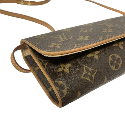 Auth LOUIS VUITTON Pochette Twin GM M51852 Monogram - FL0061 Shoulder Bag - Imagen 5 de 8