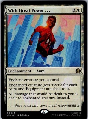 With Great Power . . . #24 (NM) Spider-Man SPM Magic MTG