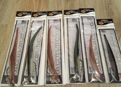 Hogy Lures Original Swimbait Hook 23 + 18cm Set - 6x USA Made Swimbait Softbait