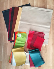 Leather - Leather Remnants - Walter Knoll - 56x48.5 cm and Smaller 3.4 kg