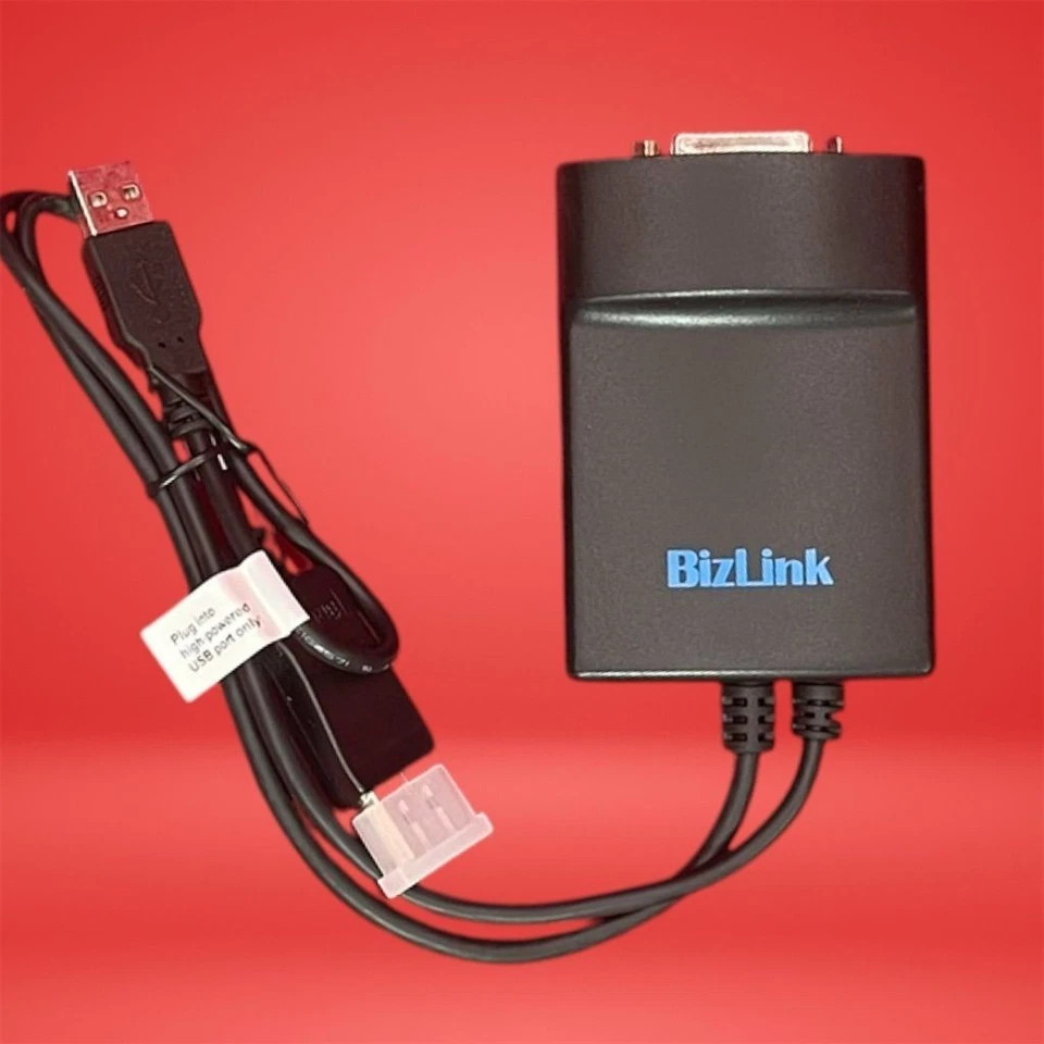 BizLink DisplayPort to DVI Adapter USB Powered Black Dongle Kit - Image 2 of 4