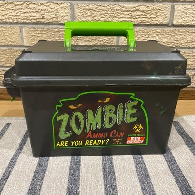 MTM AC50C-40 50-Caliber Zombie Ammo Can Field Box Black  Made In USA
