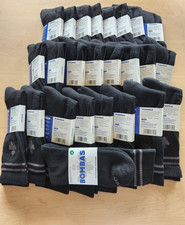Bombas Crew Socks Black Cushioned Athletic Performance Unisex 25 Pairs
