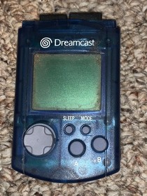 White Visual Memory Unit VMU Sega Dreamcast Official HKT 7000 Tested
