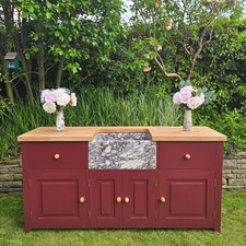 Bramley Belfast Sink Unit. Freestanding Kitchen Furniture