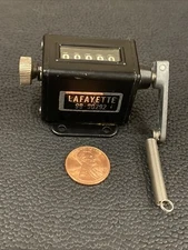Vintage Lafayette Japan 5 Digit Reset Counter, Model No. 99-90292 Works Great