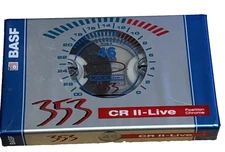 BASF 353  CR II-Live 46 TYPE II Bank Cassette Tape Brand New SEALED