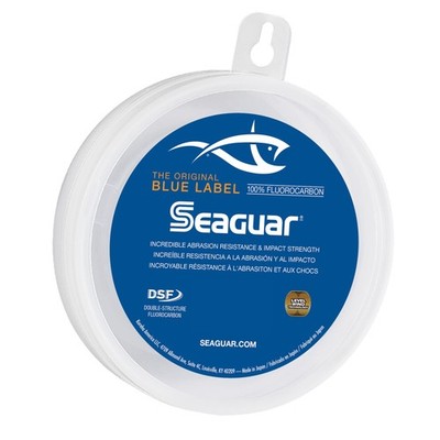 Fishing Line 30lb 50yd 100% Fluorocarbon Clear Seaguar Blue Label Flourocarbon