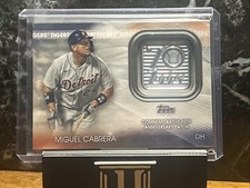 2021 Topps - Topps 70th Anniversary Manufactured Logo Patches Miguel Cabrera 