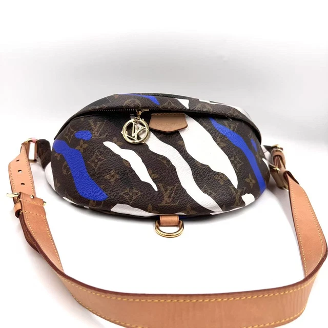 11.05 12 Louis Vuitton x LOL Monogram Bumbag Blue Silver