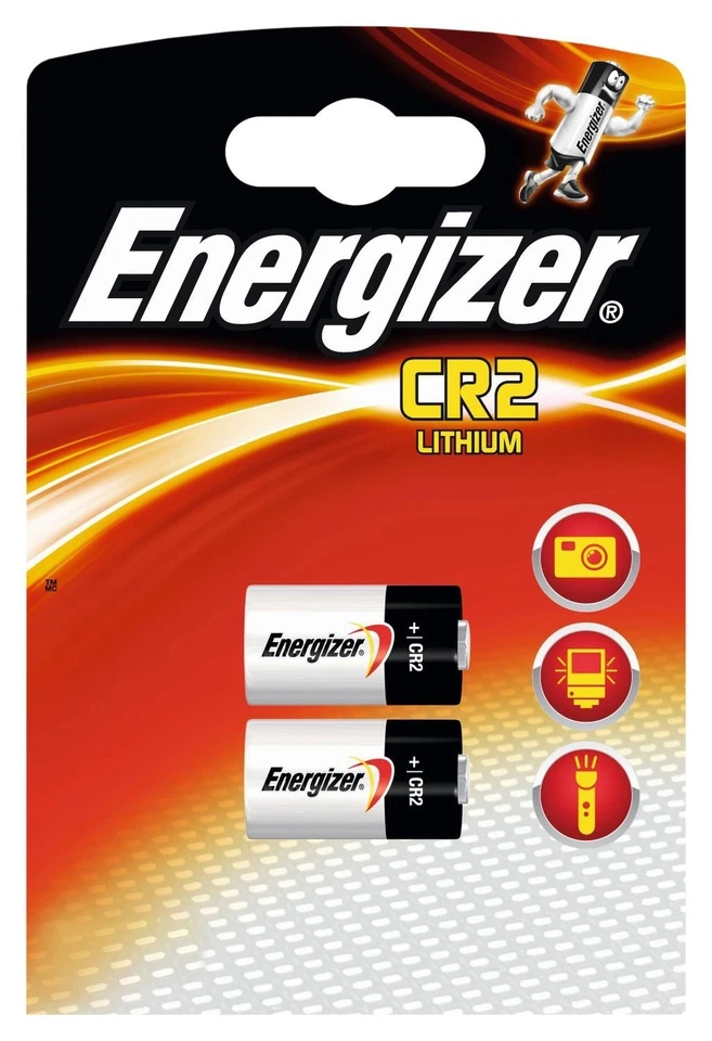 Energizer Lot de 2 piles CR2 Photo Lithium 3V - Photo 1/1