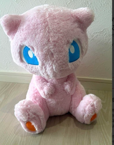 Pokemon Center Original BIG Fluffy Mew Plush Doll 37cm Japan