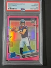 CJ STROUD 2023 Donruss Optic Football Rated Rookie Pink Prizm C.J. Stroud PSA 10