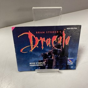 Dracula Bram Stoker&rsquo;s NES PAL Version Fran&ccedil;aise Complet CIB